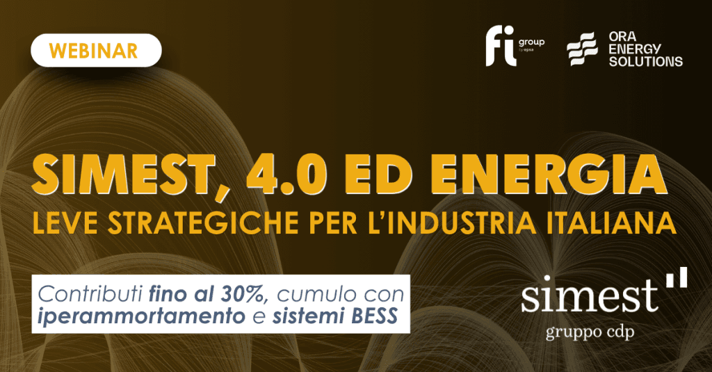 Energia come leva industriale: impianto produttivo con fotovoltaico integrato e investimenti supportati da SIMEST