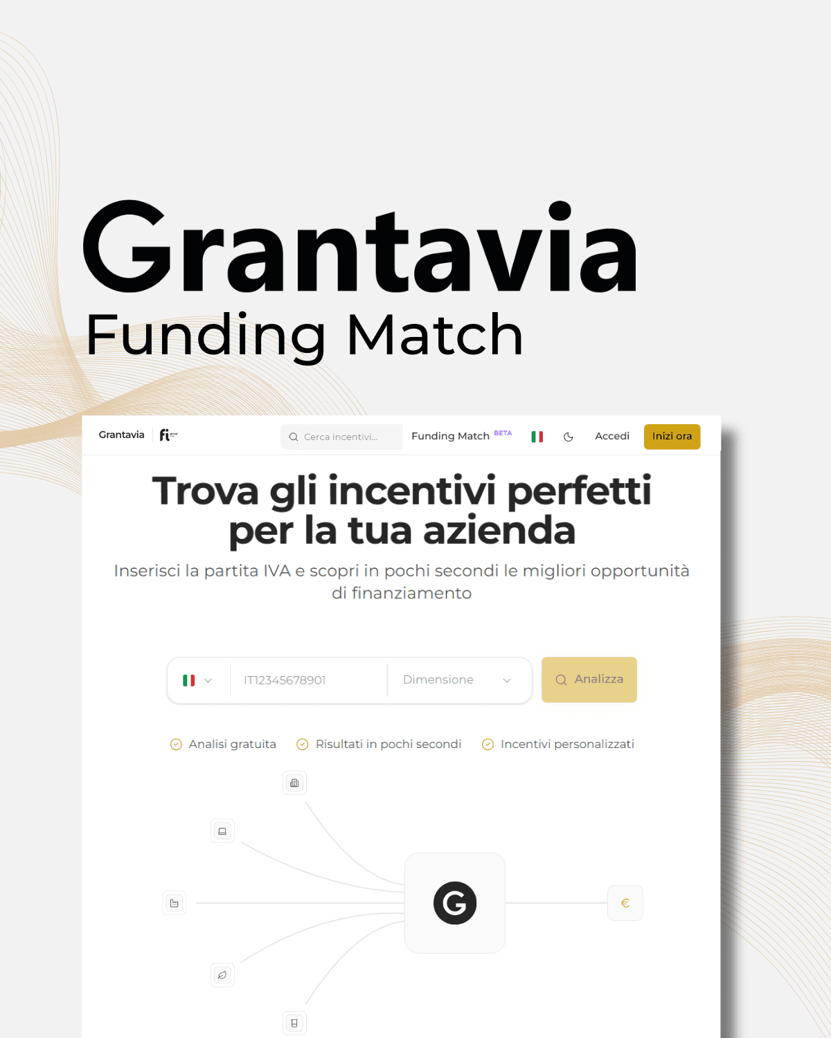 Grantavia / piattaforma di intelligence sugli incentivi